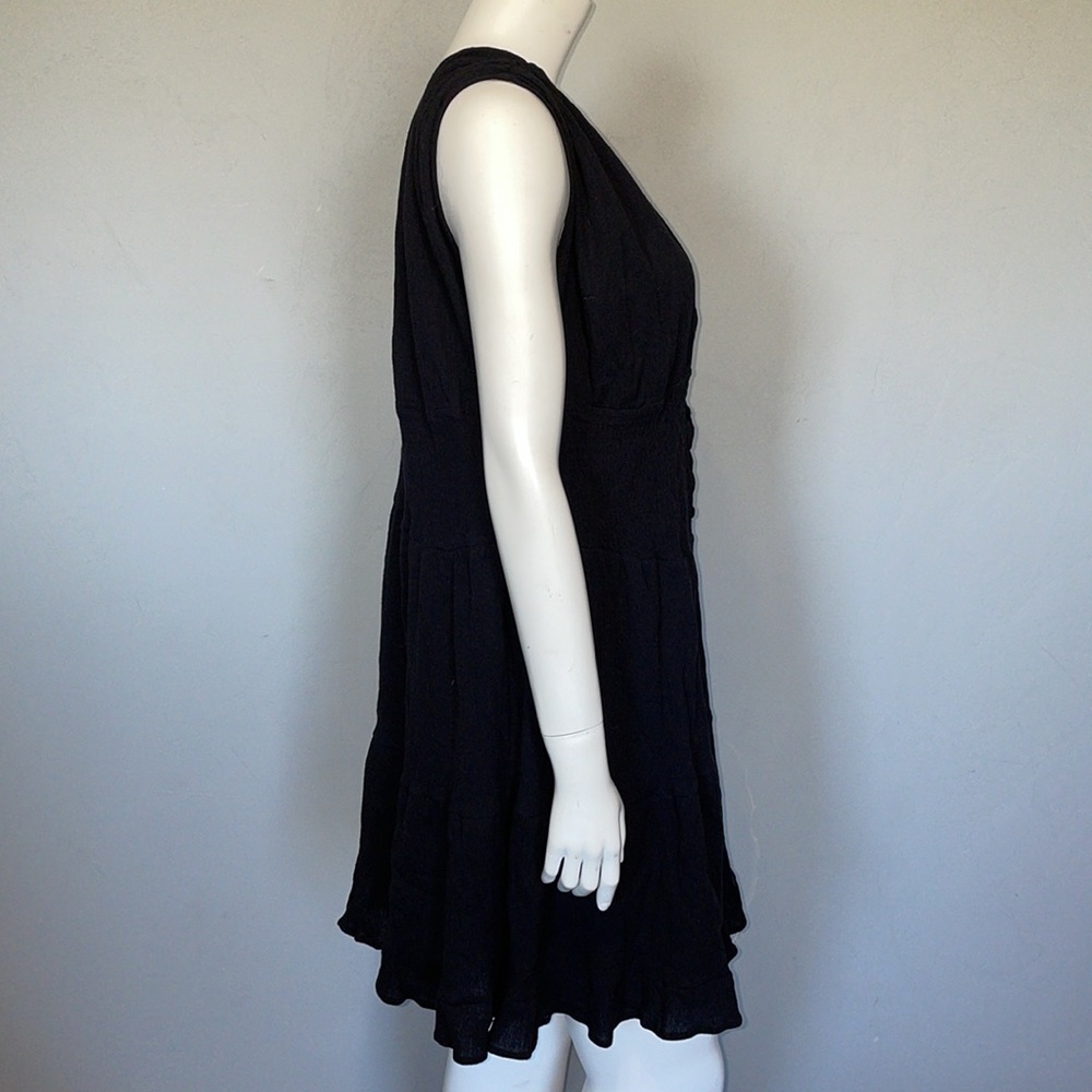 Asos Design Curve Shirred Waist Button Front Tier… - image 6